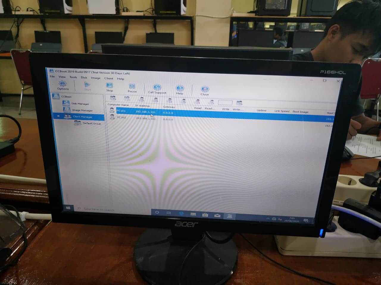 Pelatihan Diskless di Laboratorium Fasilkom Unilak